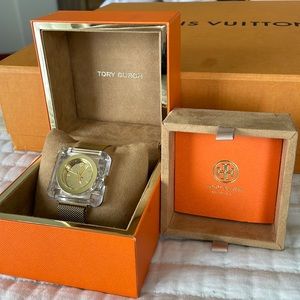 Authentic Tory Burch Gold Magnetic Izzie Watch